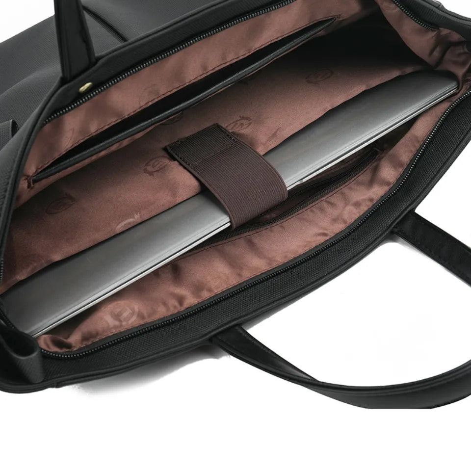 Sac cabas femme grand format, ordinateur 14 pouces, passe-trolley