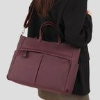 Sac cabas femme grand format, ordinateur 14 pouces, passe-trolley