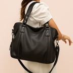 Sac cabas femme en similicuir souple, ordinateur 15,6 pouces