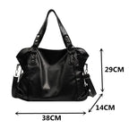 Sac cabas femme en similicuir souple, ordinateur 15,6 pouces