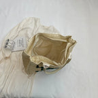 Grand sac de plage femme zippé et pliable, 40 x 32 x 10 cm
