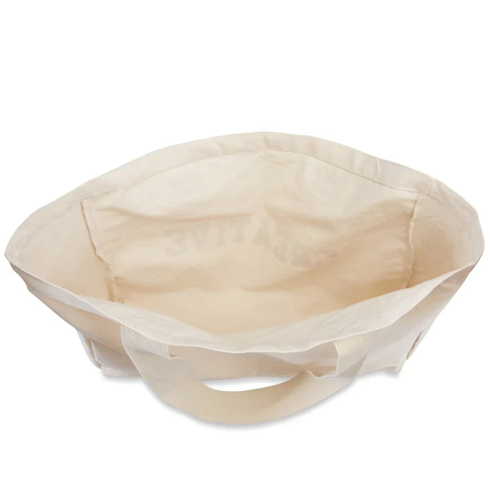 Sac de plage en tissu crème, grande capacité, lavable en machine