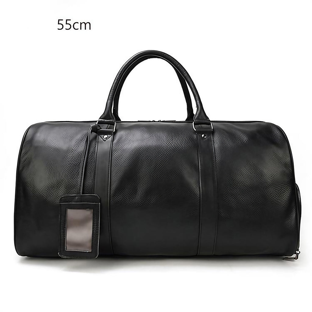 Sac de voyage femme, 45 ou 55 cm, marron ou noir, noir, 55 cm