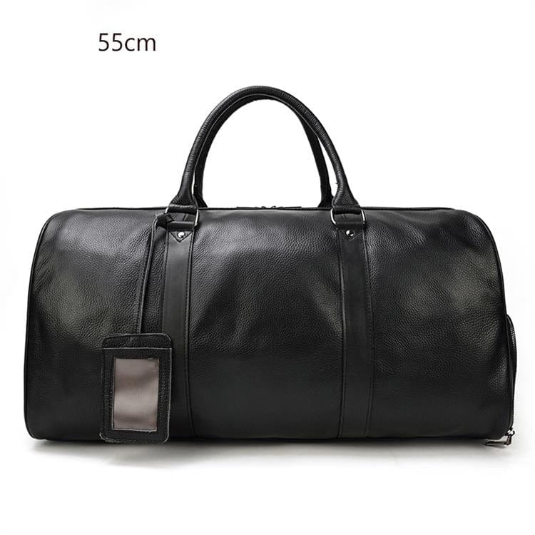 Sac de voyage femme, 45 ou 55 cm, marron ou noir, noir, 55 cm