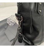 Grand sac à main femme en cuir souple, format A4 et ordinateur