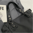 Grand sac à main femme en cuir souple, format A4 et ordinateur