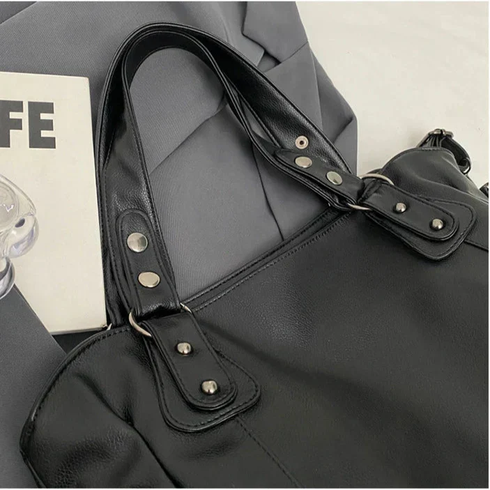 Grand sac à main femme en cuir souple, format A4 et ordinateur