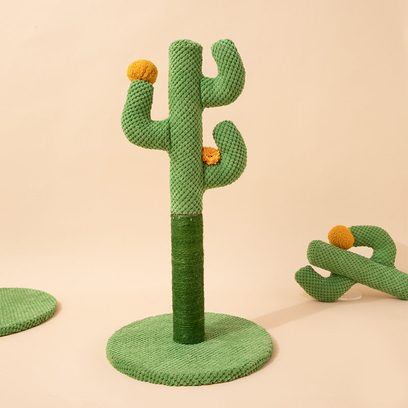 Griffoir pour chat en forme de cactus, en sisal, trois tailles
