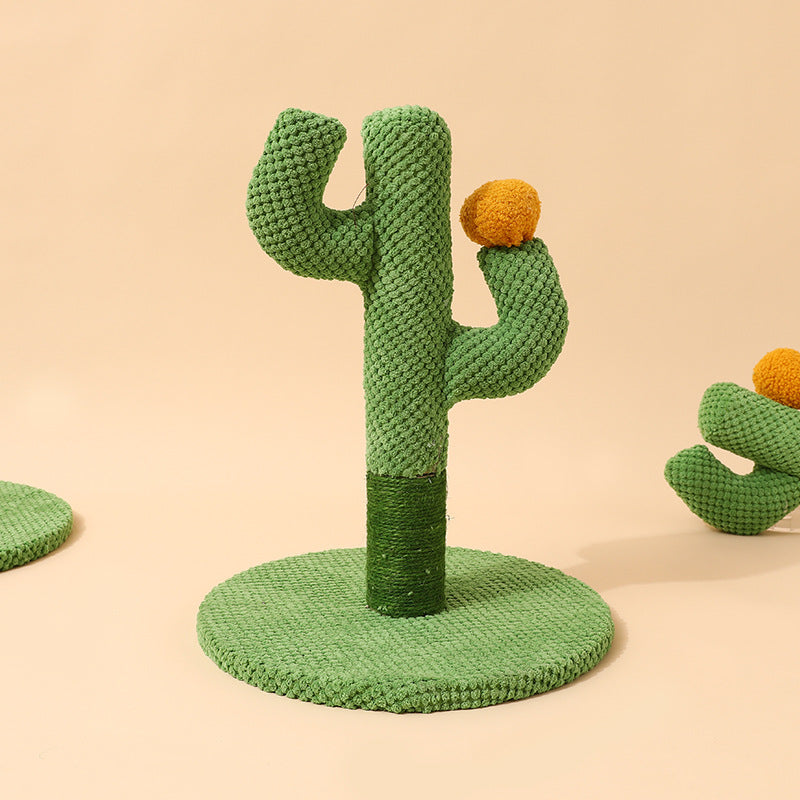 Griffoir pour chat en forme de cactus, en sisal, trois tailles
