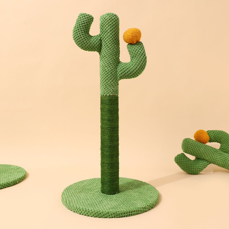 Griffoir pour chat en forme de cactus, en sisal, trois tailles