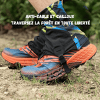 Guêtres de randonnée courtes anti-sable, 180 g la paire