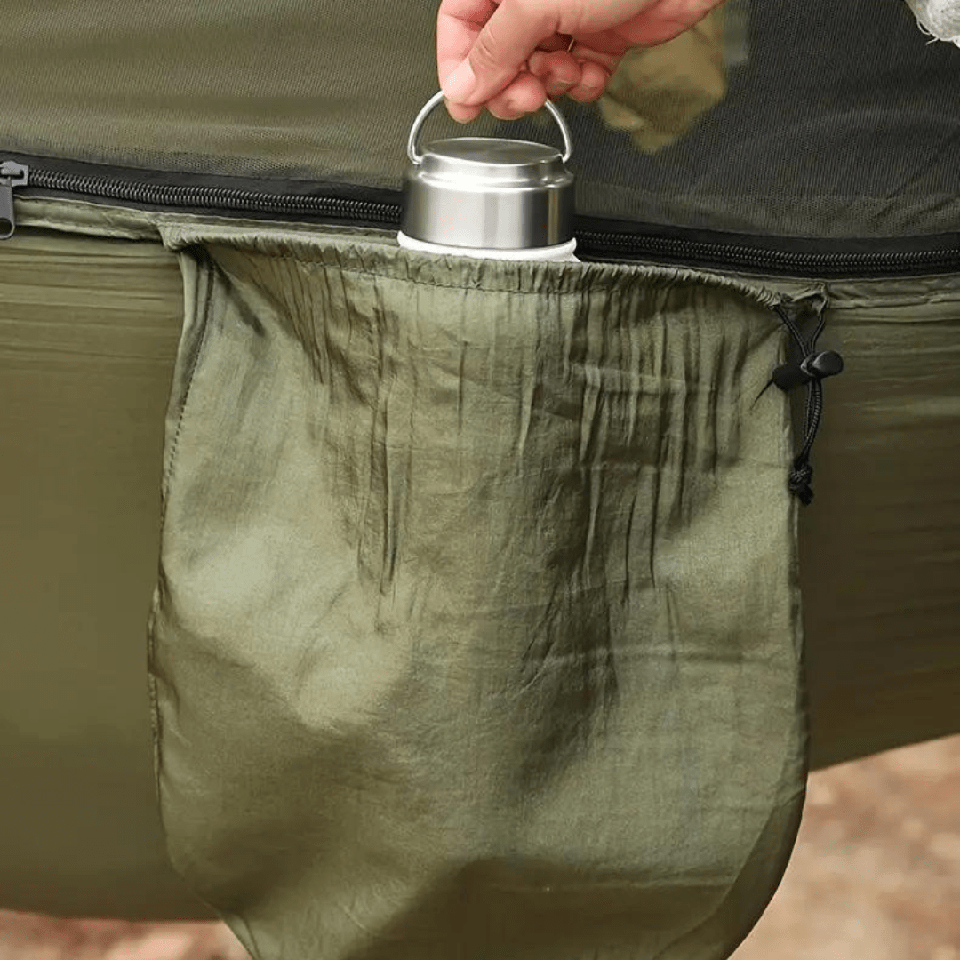 Hamac de camping à moustiquaire intégrée, jusqu'à 200 kg