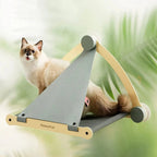 Hamac de fenêtre pour chat à ventouses, gris ou rose, gris