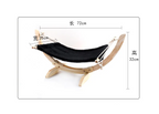 Hamac pour chat à housse douce et lavable, pour lit en bois