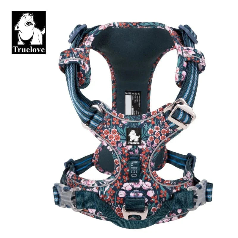 Harnais chien réglable à boucles, du XS au XL, nombreux coloris