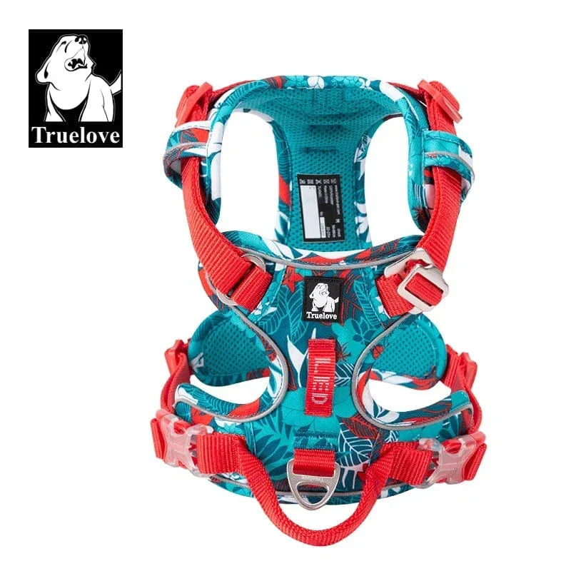 Harnais chien réglable à boucles, du XS au XL, nombreux coloris