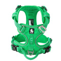 Harnais chien réglable à boucles, du XS au XL, nombreux coloris, vert herbe