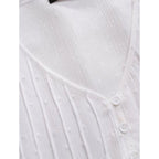Haut en dentelle femme col V, quatre coloris, du S au 5XL