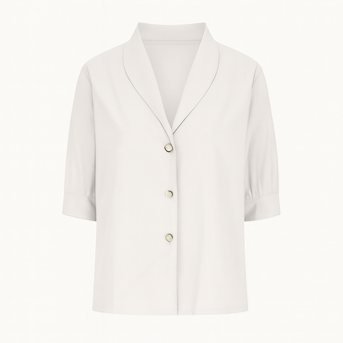Haut femme à manches longues, six coloris, du S au 3XL, blanc
