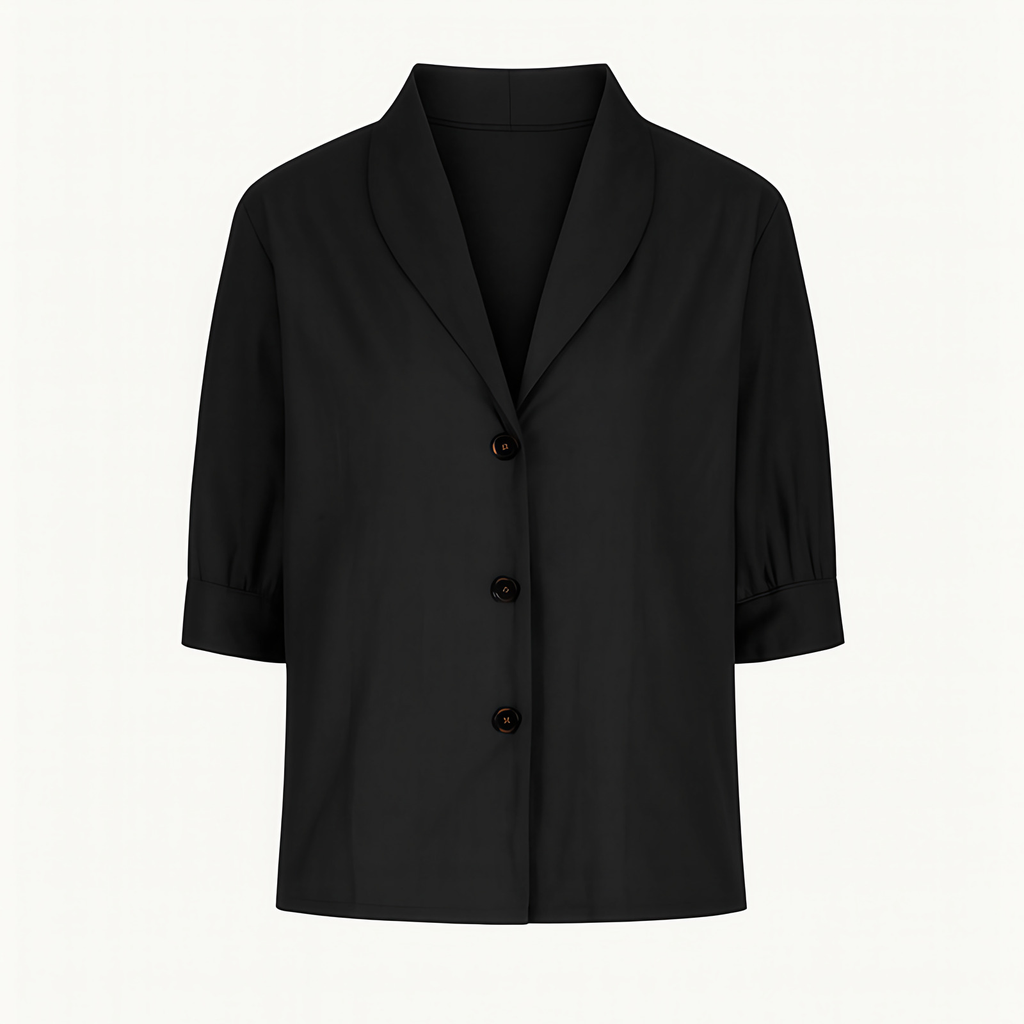 Haut femme à manches longues, six coloris, du S au 3XL, noir