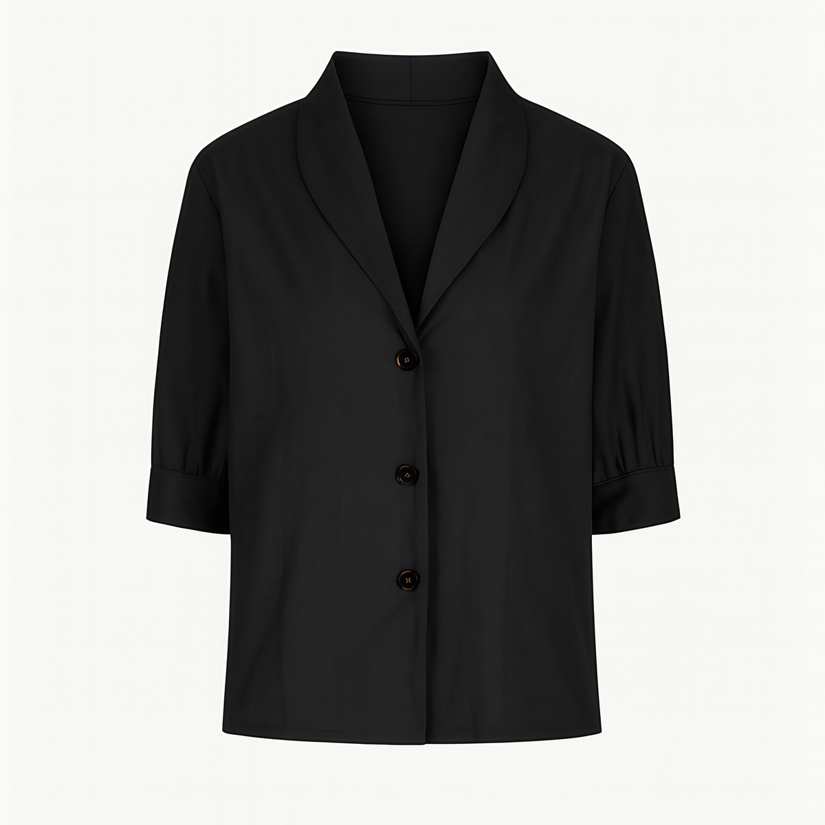 Haut femme à manches longues, six coloris, du S au 3XL, noir