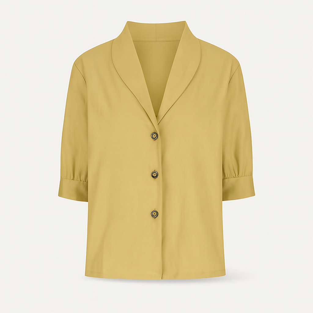 Haut femme à manches longues, six coloris, du S au 3XL, jaune