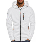 Sweat à capuche homme, six coloris, du XS au 4XL, blanc