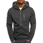 Sweat à capuche homme, six coloris, du XS au 4XL, gris