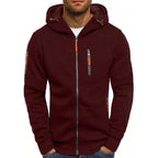 Sweat à capuche homme, six coloris, du XS au 4XL, rouge