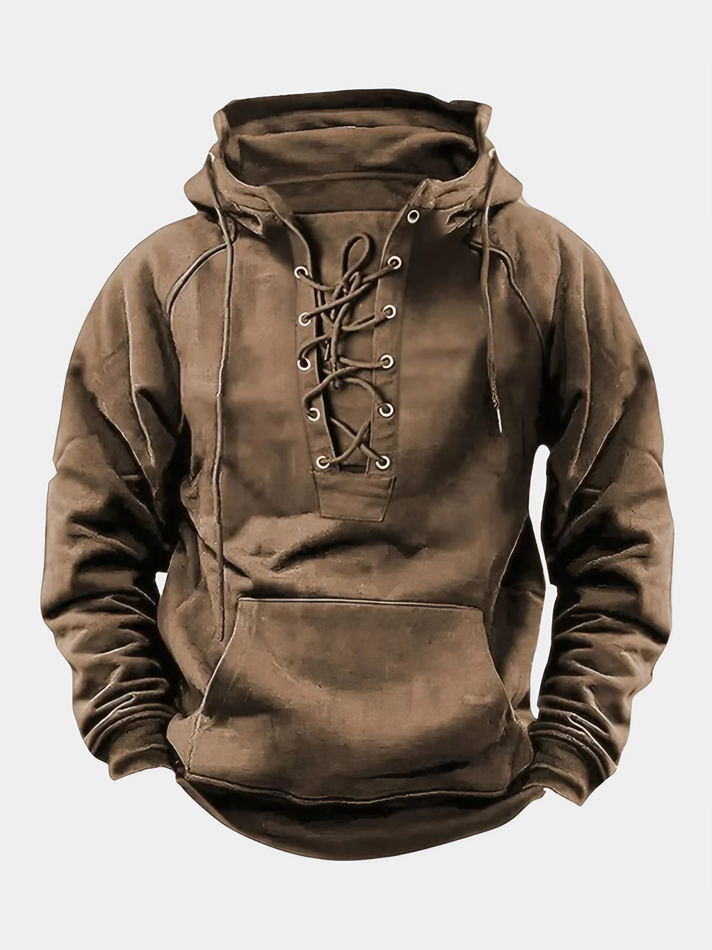 Sweat à capuche homme à laçage, coupe décontractée, du S au 3XL