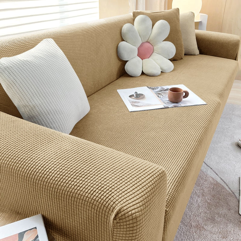 Housse de canapé extensible antidérapante, de 1 à 4 places