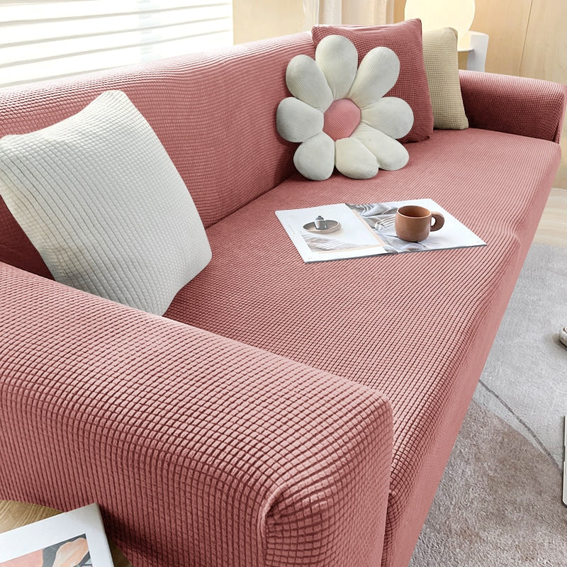 Housse de canapé extensible antidérapante, de 1 à 4 places