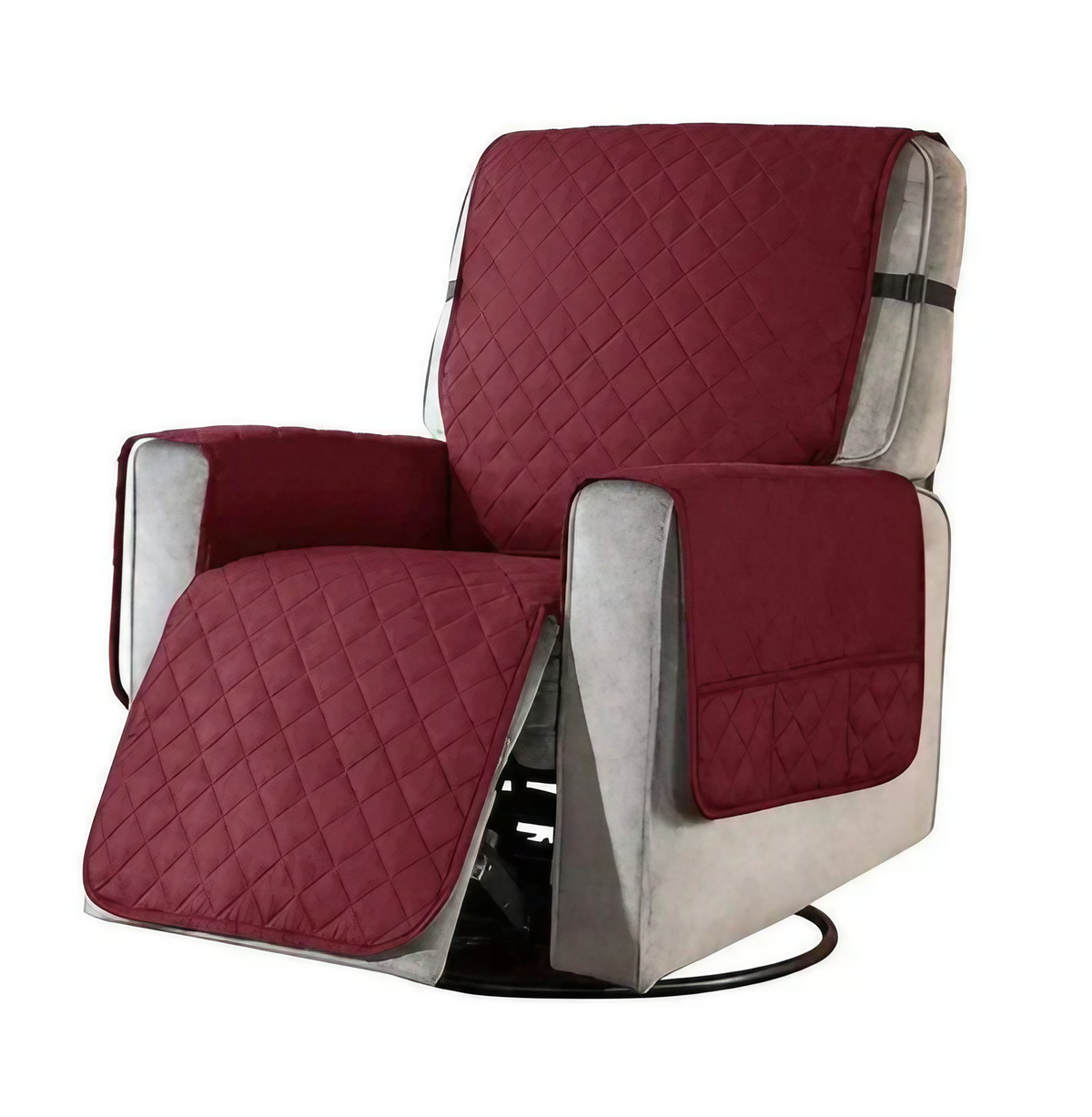Housse de fauteuil extensible lavable en machine, huit coloris, pourriture