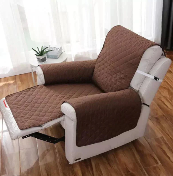 Housse de fauteuil extensible lavable en machine, huit coloris