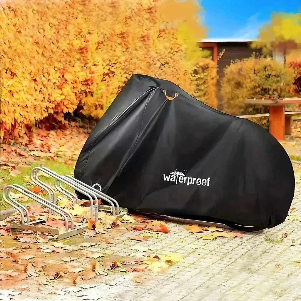 Housse de protection vélo trois couches, imperméable et anti-UV, noir