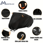 Housse de protection vélo trois couches, imperméable et anti-UV