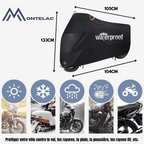 Housse de protection vélo trois couches, imperméable et anti-UV