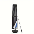 Housse de parasol imperméable anti-UV, avec tige télescopique, noir