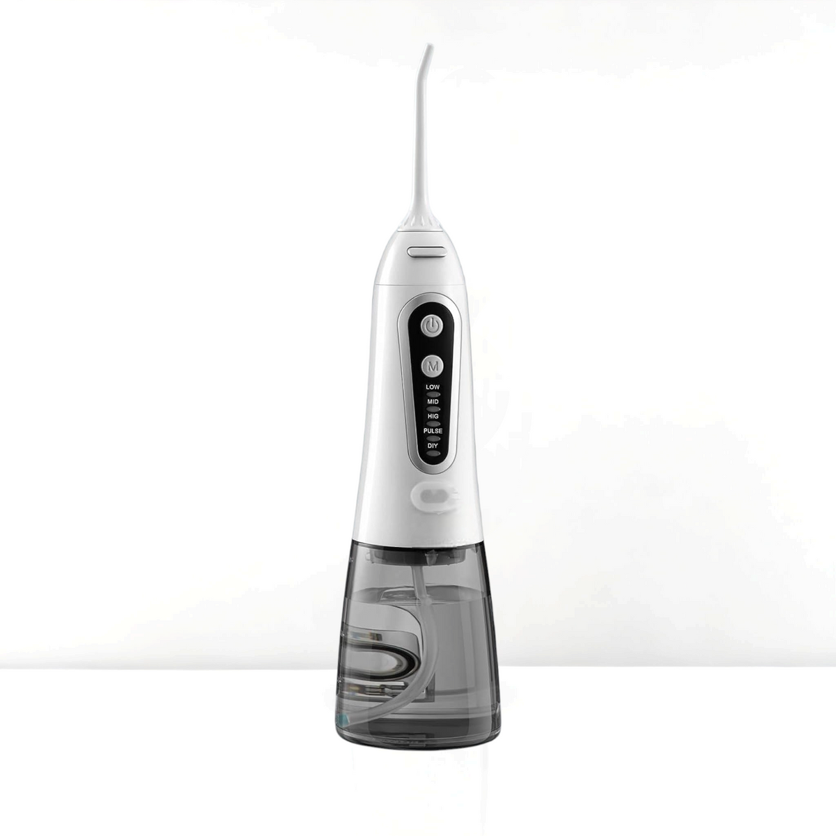 Hydropulseur dentaire sans fil rechargeable, plusieurs embouts, blanc
