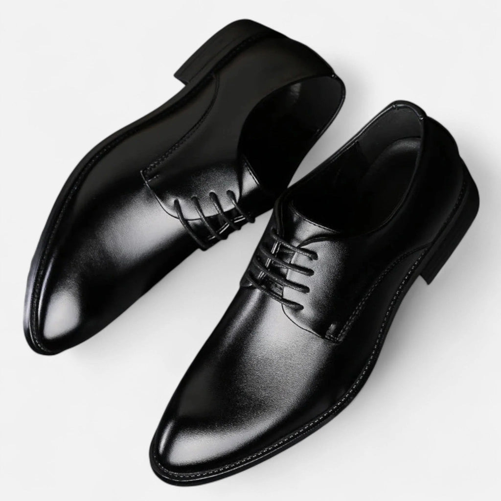 Chaussures derby homme à lacets, bout rond, du 38 au 48