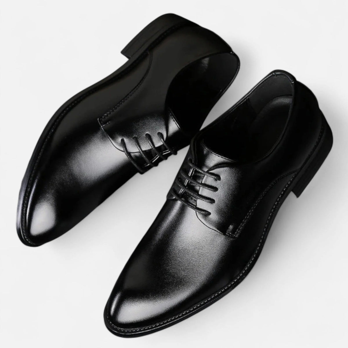 Chaussures derby homme à lacets, bout rond, du 38 au 48