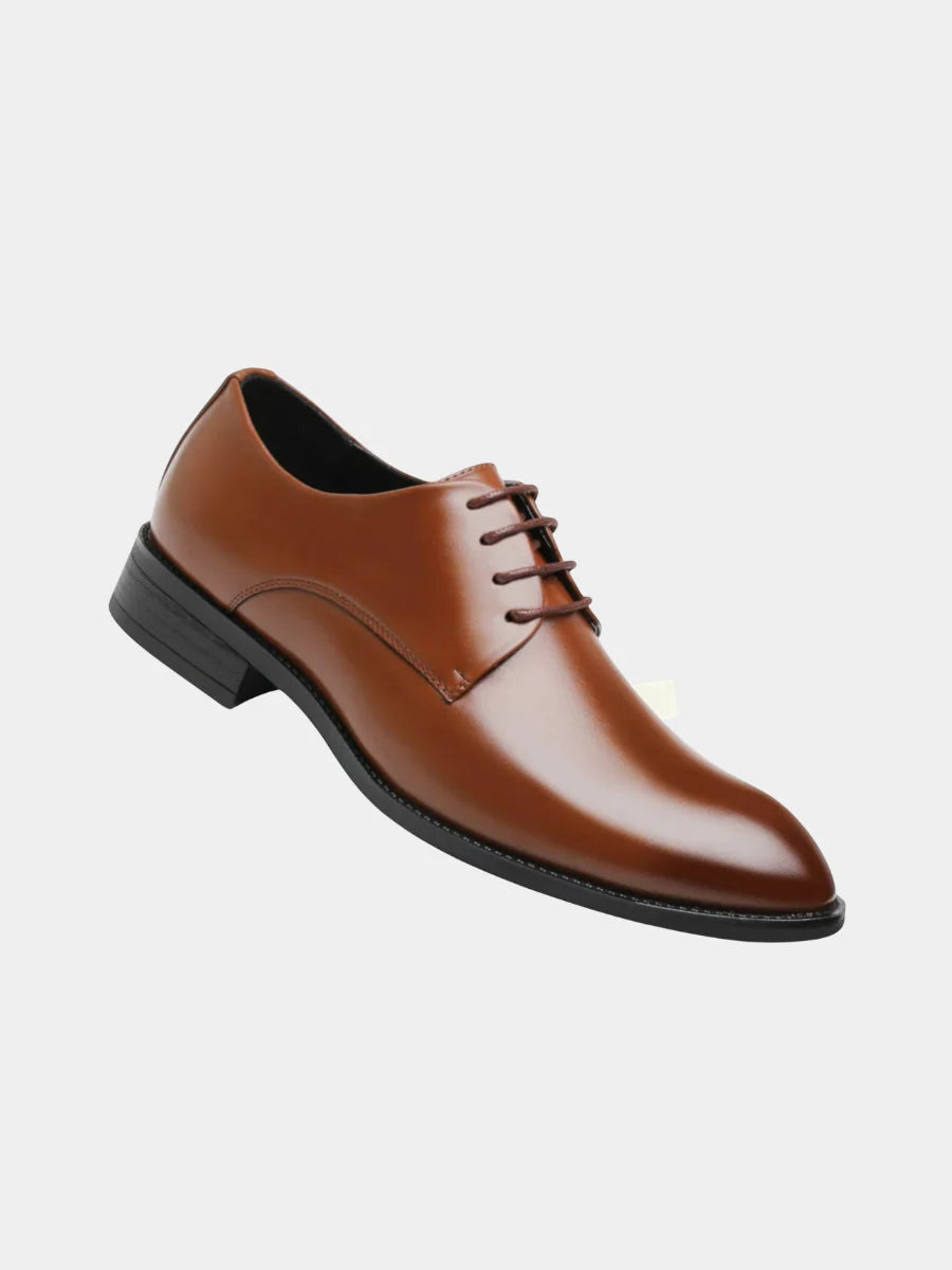 Chaussures derby homme à lacets, bout rond, du 38 au 48