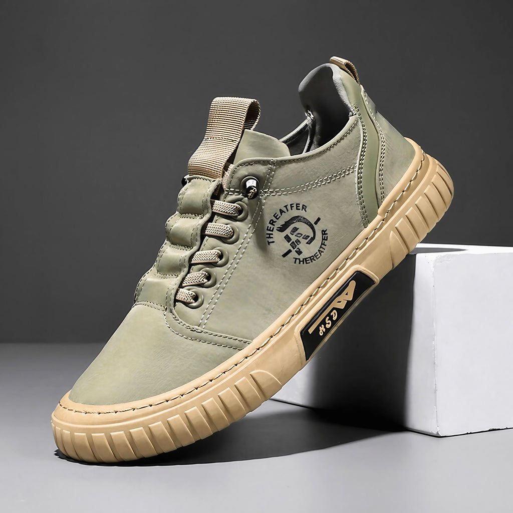 Baskets basses homme légères à semelle souple, du 39 au 47, vert