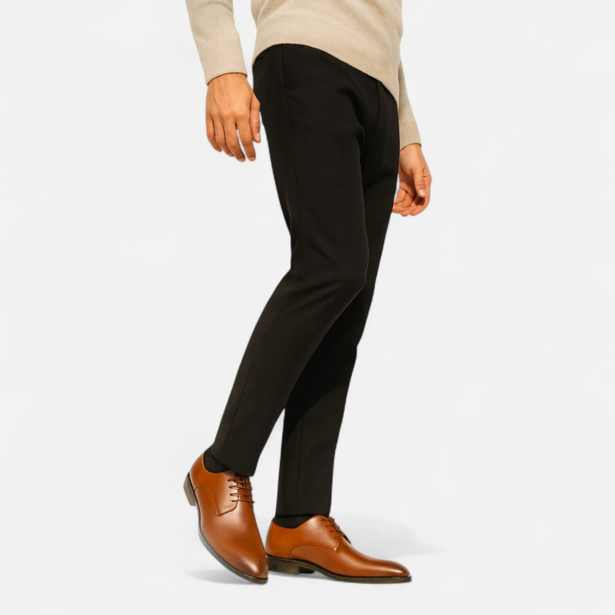Chaussures derby homme à lacets, bout rond, du 38 au 48