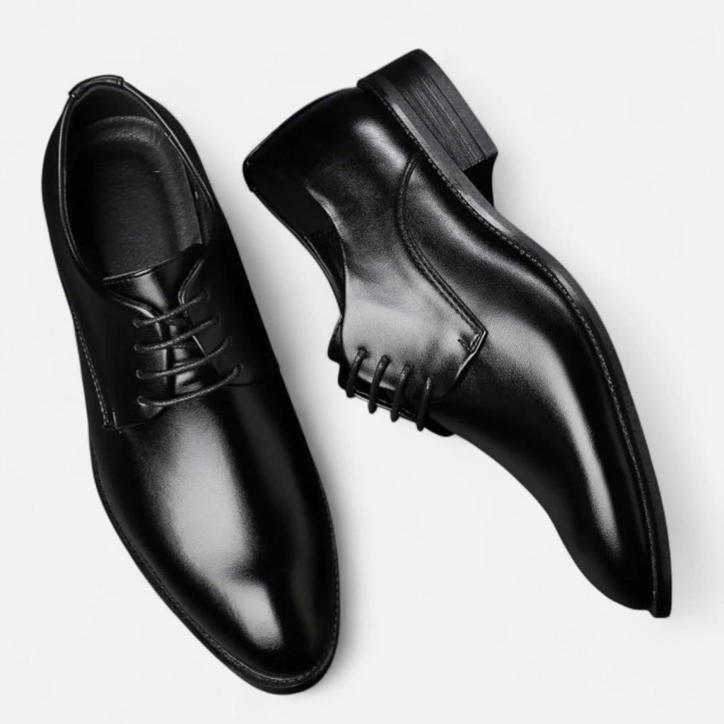 Chaussures derby homme à lacets, bout rond, du 38 au 48