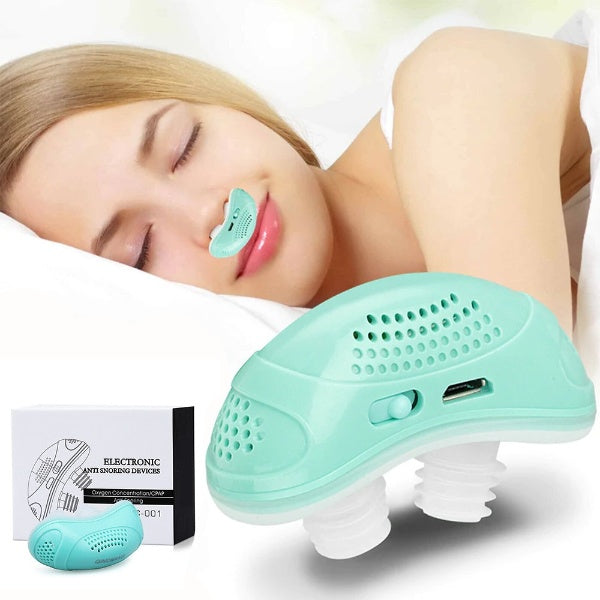 Mini appareil nasal à embouts en silicone, autonomie 8 à 10 h, vert