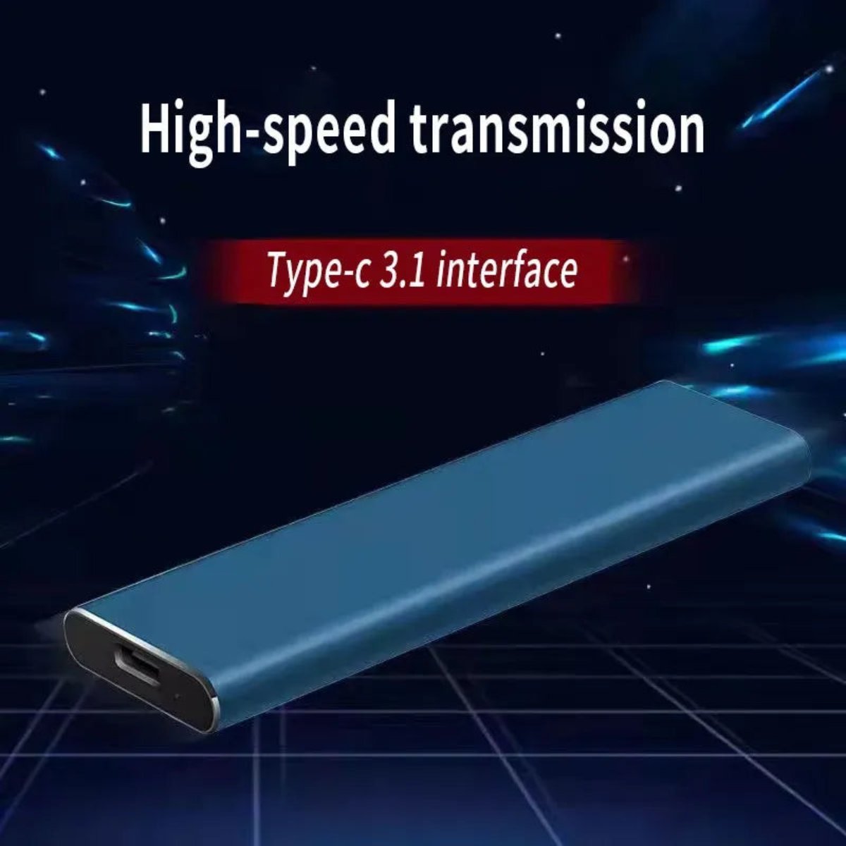 Disque dur externe USB-C 256 Go, compact, quatre coloris