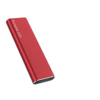 Disque dur externe USB-C 256 Go, compact, quatre coloris, rouge