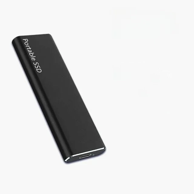 SSD externe portable 256 Go, USB 3.2, quatre coloris, noir