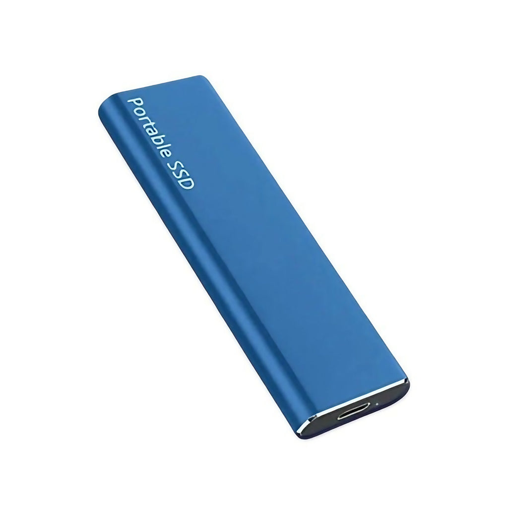 SSD externe portable 256 Go, USB 3.2, quatre coloris, bleu